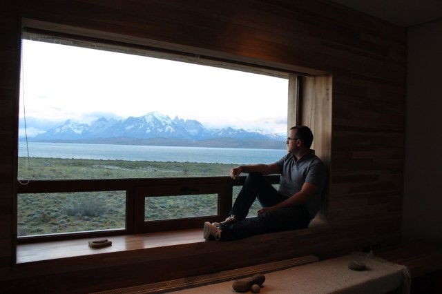 Jose Ferri en hotel Tierra Patagonia