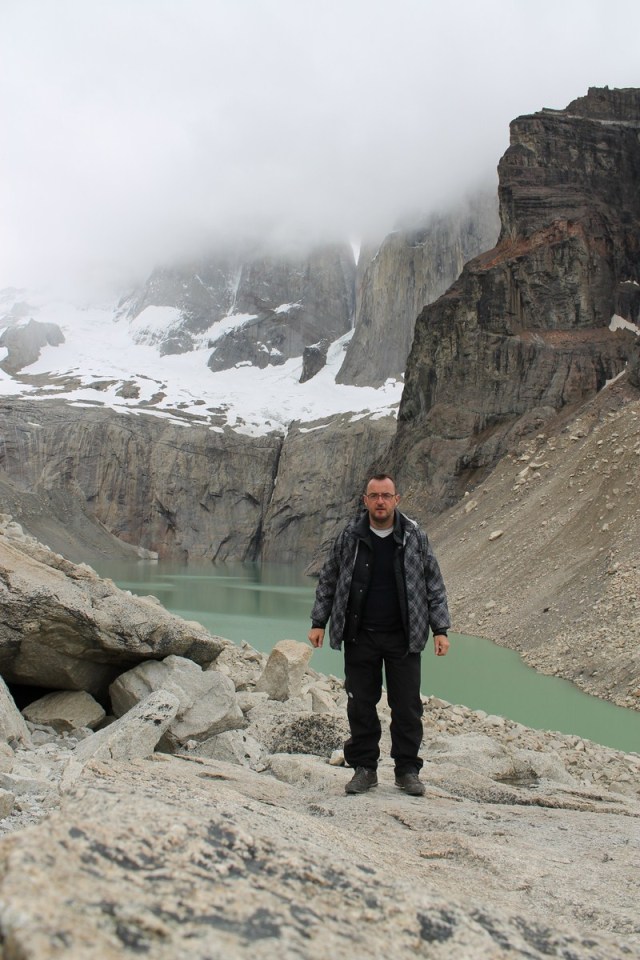 Jose Ferri en las Torres del Paine