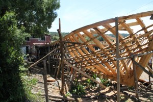 Barco en construccion Mechuque_Jose Ferri